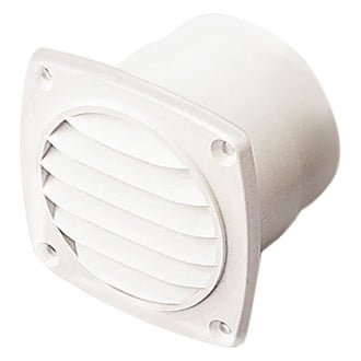 Sea Dog® 337415 - 4" D x 3" H White Plastic Hose Thru Vent