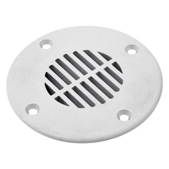 Sea Dog® 340021-1 - 4-3/16" O.D. White Molded ABS Deck Drain Cover, Display