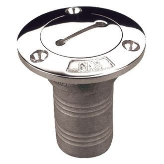 Sea Dog® 351323-1 - 1-1/2" I.D. Investment Cast 316 Stainless Steel Hose Waste Deck Fill