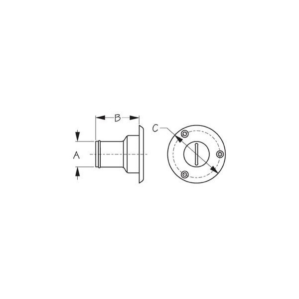 Sea-Dog 357015-1 Red Gas Cap For 357010 - Canada
