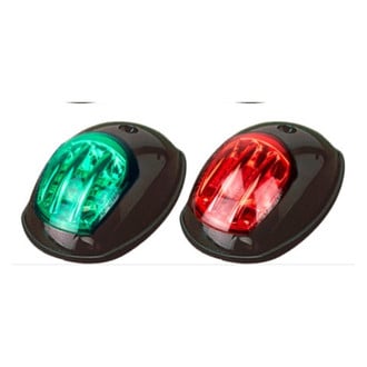 Sea Dog® - Black Horizontal Mount Starboard & Port Set Side LED Lights