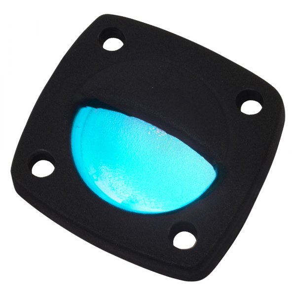 Sea Dog® - 2.1"L x 2.1"W 12V DC Blue Recessed Screw Mount LED Courtesy Light