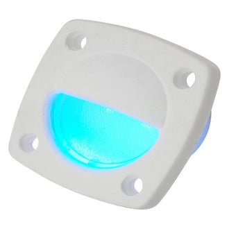 Sea Dog® - 2.1"L x 2.1"W 12V DC Blue Recessed Screw Mount LED Courtesy Light