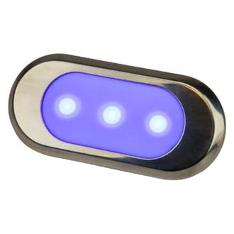 Sea Dog® 401409-1 - 3.1"L x 1.4"W 12V DC Blue Surface Mount LED Courtesy Light