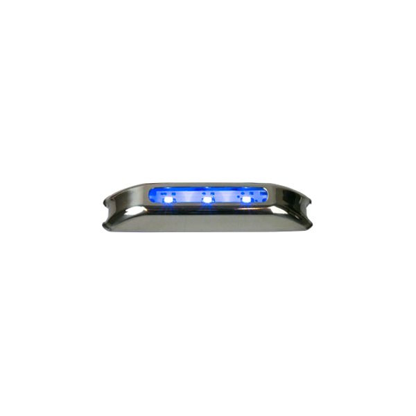 Sea Dog® - Deluxe 2.75"L x 0.68"W 12/24V DC 20lm Blue Surface Mount Facing Down LED Courtesy Light