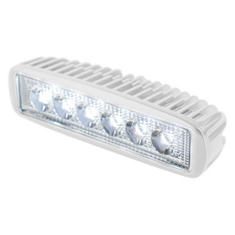 Sea Dog® - 3 W 1440 lm 12 V DC 2.3" L x 6.3" W x 1.9" H White Housing White Bracket Mount Cockpit 6 LED Spreader Light