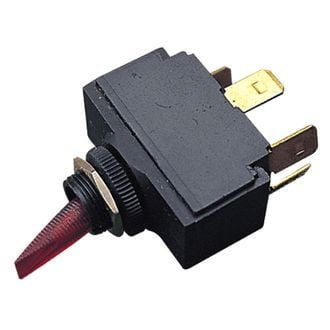Sea Dog® - 12 V DC 15 A On/Off SPST LED Toggle Switch with 3 Blades