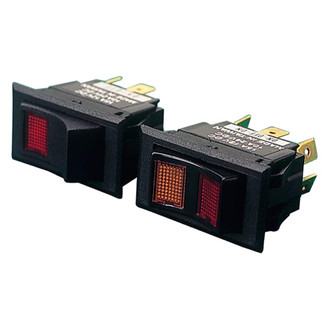 Sea Dog® - 12 V DC 15 A On/Off SPST Illuminated Rocker Switch with 3 Blades