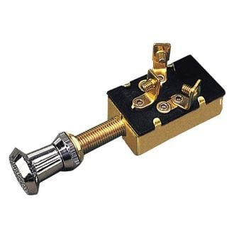 Sea Dog® - 12 V DC 15 A 3-Position Off/On/On 1-Circuit SPST Push-Pull Switch