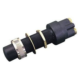 Sea Dog® - 12 V DC 30 A (On)/Off SPST Push Button Switch with Cap , Display