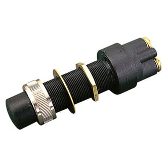 Sea Dog® - 12 V DC 30 A (On)/Off SPST Push Button Switch with Cap