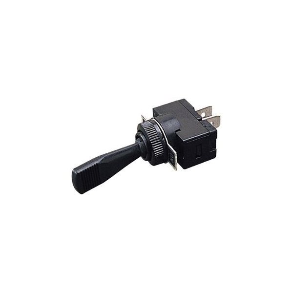 Sea Dog® - 12 V DC 15 A On/Off Black SPST Toggle Switch with 2 Blades