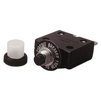 Sea Dog® - 6 A AC/DC 1-3/8" Reset Push Button Thermal Circuit Breaker