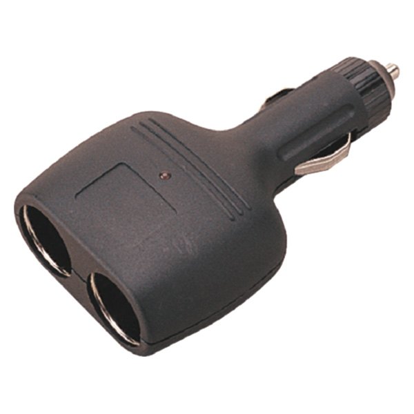 Sea Dog® - 10 A 12 V Brass/Plastic Dual Power Socket with Indicator LED light