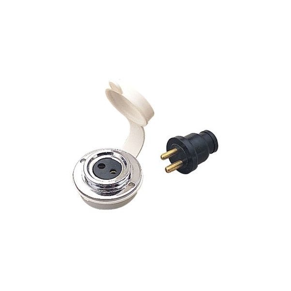 Sea Dog® - 3 A 12/24 V Polarized Electrical Outlet with Cap & Plug