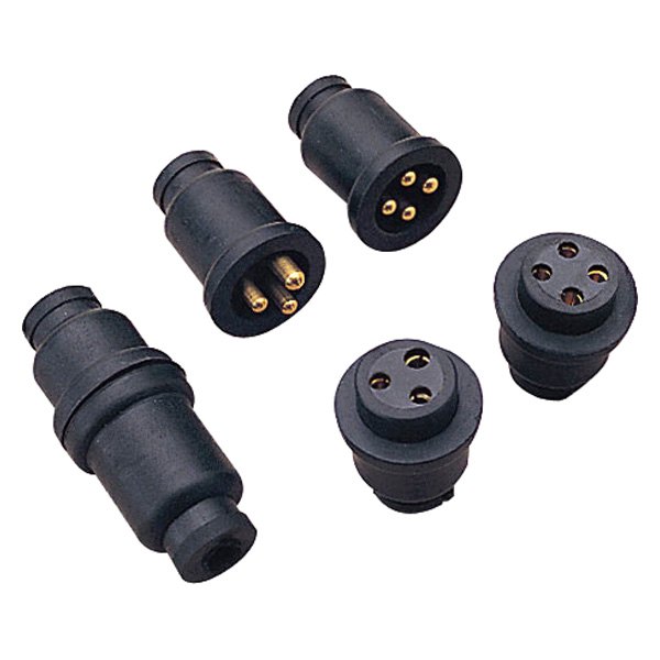 Sea Dog® - 5 A 12/24 V Polarized Molded Electrical Connector & Plug
