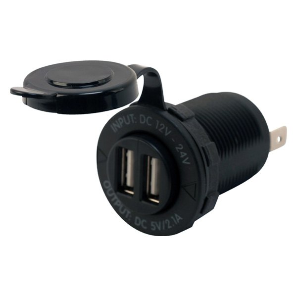 Sea Dog® - 4.2 A 5 V Output Dual USB Power Socket with Cap