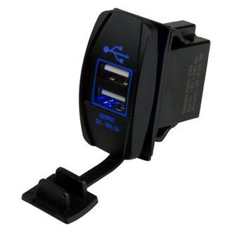 Sea Dog® - Double USB Style 5 V 4.8 A Power Socket