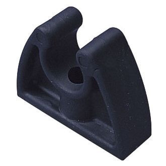 Sea Dog® 491145-1 - Black Rubber Pole Storage Clip for 3/4" D Poles, 1 Piece