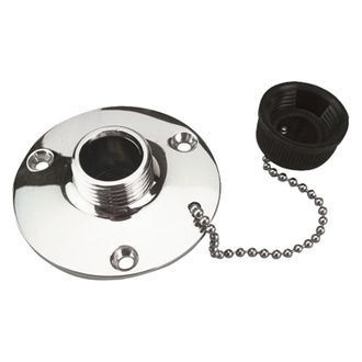 Sea Dog® - 1" I.D. Chrome Plated Brass Outlet Washdown Water Deck Fill