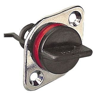 Sea Dog® - 1" D Brass/Nylon Chrome Plated Flange & Drain Plug, Display