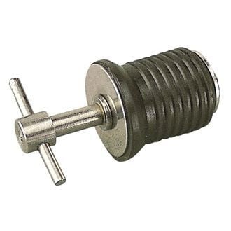 Sea Dog® - 1-1/4" D Stainless Steel/Nitrile T-Handle Drain Plug, Display