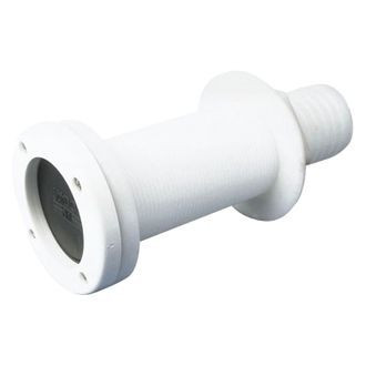 Sea Dog® - Acetal Injection Molded Thru-Hull for 1-1/2" Hose with Scupper Valve