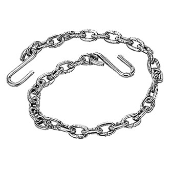 Sea Dog® - Class ll 42-1/2" L x 1/4" D Zinc-Plated Steel Safety Chain with S-Hooks