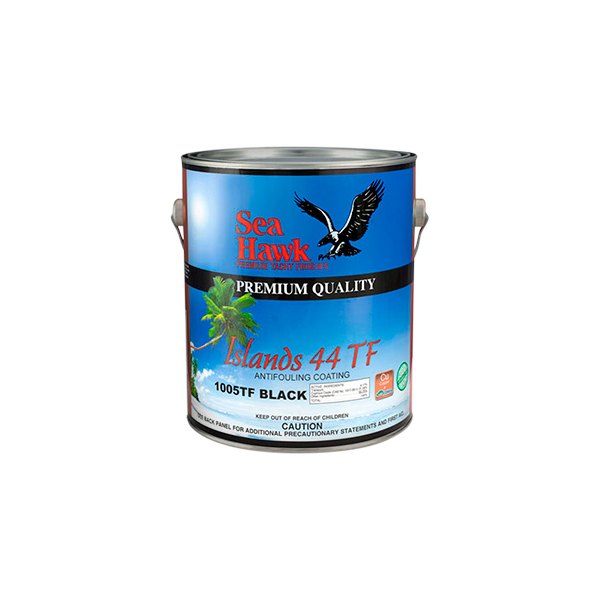 Sea Hawk Paints® - Islands 44 TF™ 1 gal Black Dual-Biocide Antifouling Paint