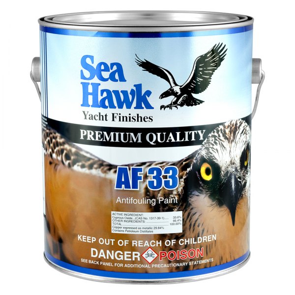 Sea Hawk Paints® - AF-33™ 1 qt Blue Antifouling Paint