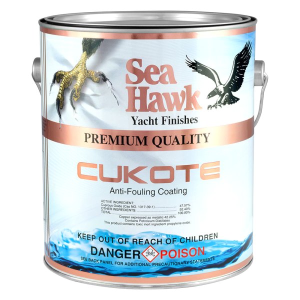 Sea Hawk Paints® - Cukote™ 1 gal Shark White Antifouling Paint