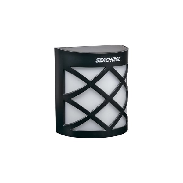 Seachoice® - 4" W x 4-3/8" H x 2" D Warm White 12 lm Solar Side-Mount Dock LED Light