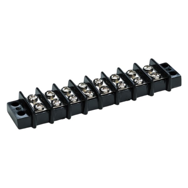 Seachoice® - 8-Pin 5-1/2" L x 1-5/16" W Black Screw Terminal Block