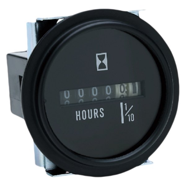 Seachoice® - 2" Black In-Dash Mount Hourmeter Gauge