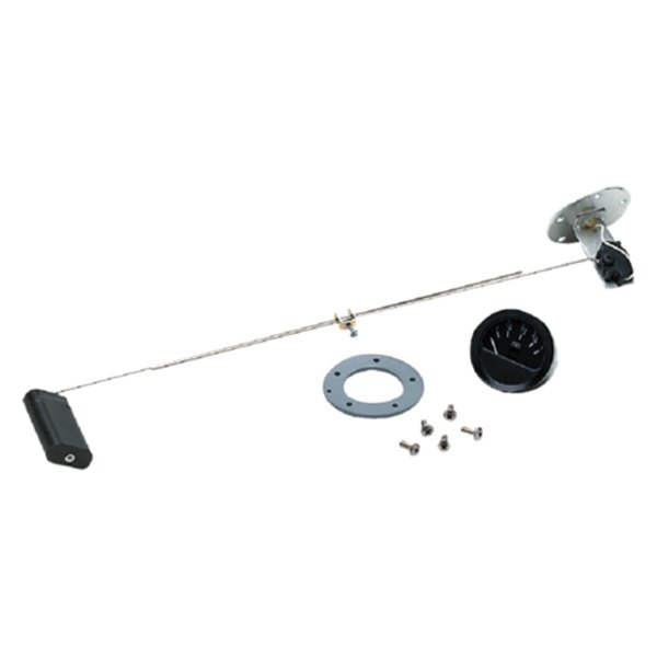 Seachoice® - 2" Black Dial/Black Bezel In-Dash Mount Fuel Level Gauge Kit