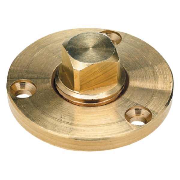 Seachoice® - 1/2" NPT Bronze Flange & Drain Plug, Card