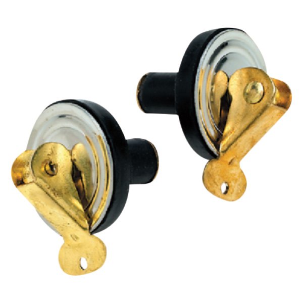 Seachoice® - 3/4" D Brass Snap-Lock Deck And Baitwell Plug, 2 Pieces