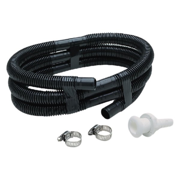 Seachoice® - 3/4" D x 6' L Black Plastic Bilge Pump Installation Kit