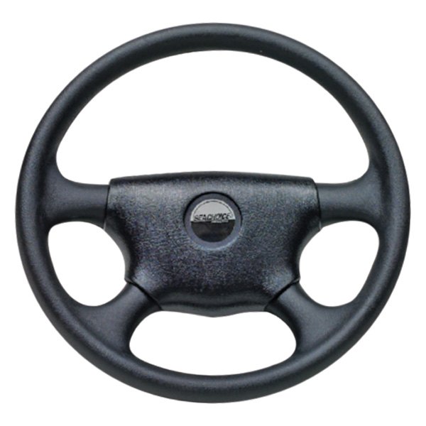 Seachoice® - 13-1/2" Dia. Black PVC Coated Steering Wheel