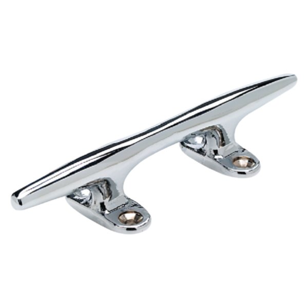 Seachoice® - 8" L x 1-3/4" H Chrome Plated Brass Open Base Herreshoff Yacht Cleat