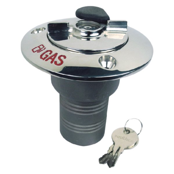 Seachoice® - 1-1/2" I.D. Stainless Steel Hose Gas Deck Fill with Locking Cap