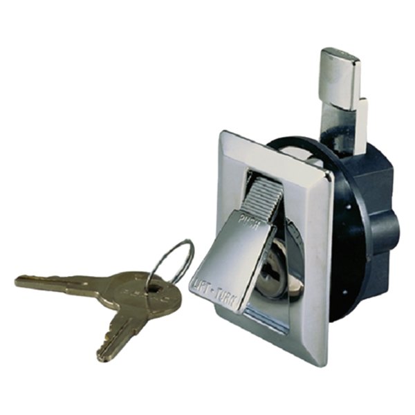 Seachoice® - Chrome Plated Zinc Flush Lock with 2 Keys