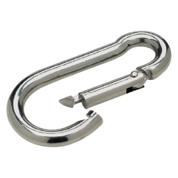 Seachoice® - 2-1/2" L Stainless Steel Spring-Loaded Carabine Hook, Card