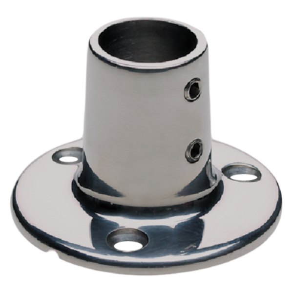 Seachoice® - 90° Stainless Steel Round Rail Base Fitting for 7/8" O.D. Tube