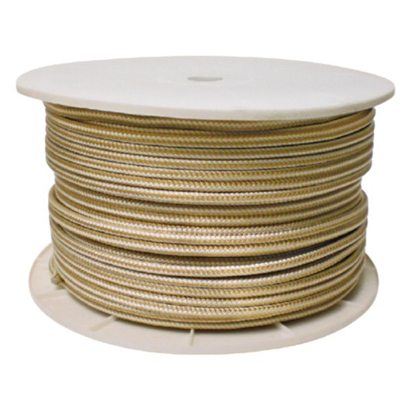 Seachoice® - 3/8" D x 600' L Gold/White Nylon Double Braid Multi-Purpose Line Spool