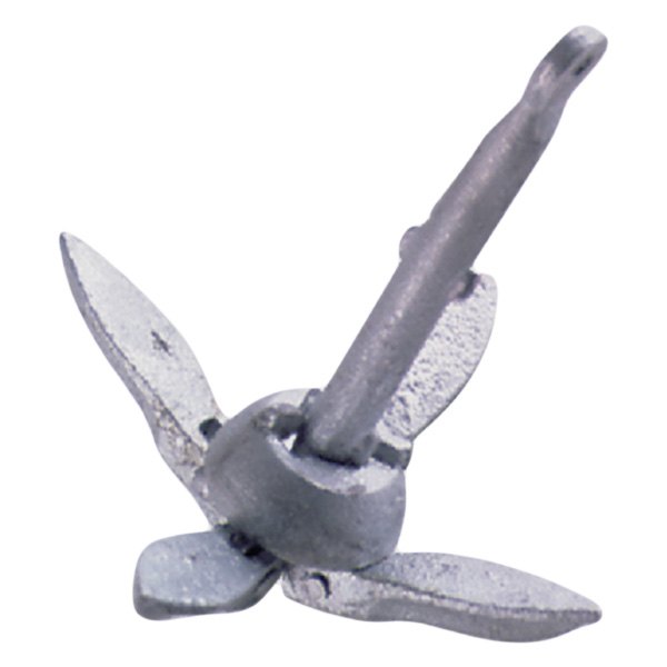 Seachoice® - 3.5 lb Galvanized Malleable Iron Folding Grapnel Anchor