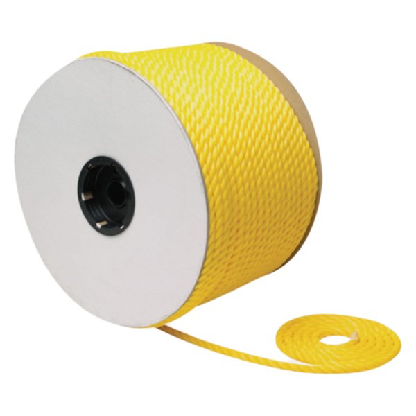 Seachoice® - 1/4" D x 600' L Yellow Polypropylene Braid Twisted Multi-Purpose Line Spool