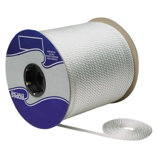 Seachoice® - 1/8" D x 1000' L White Nylon Solid Braid Multi-Purpose Line Spool