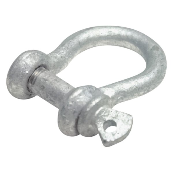 Seachoice® - 1/2" Galvanized Steel Screw Pin Anchor Bow Shackle, 1 Piece, Bulk