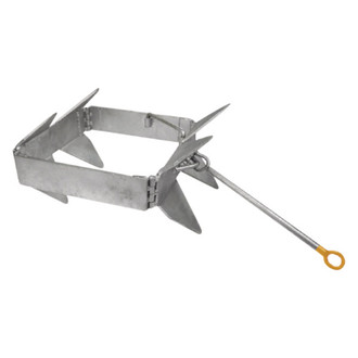 Seachoice® 43780 - 19 lb Galvanized Steel Fold-And-Hold Box Anchor